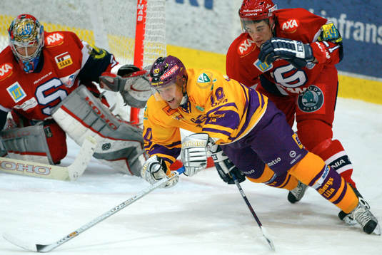 Pelle Prestberg, Färjestad och Jonathan Ericsson,