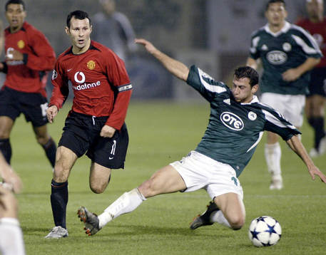 Fotboll, Champions League, Panathinaikos - Manchester