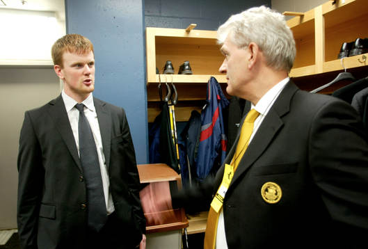 Hardy Nilsson, träffar Daniel Sedin