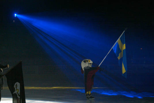 Maskot, flagga