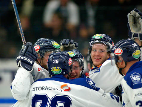 Ishockey, elitserien, Leksand, jubel