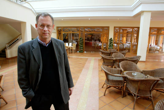 Lars Lagerbäck  på Hotell Quinta da Marinha, strax