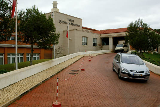 Hotell Quinta da Marinha, där landslaget skall ladda upp