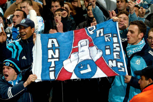 Fotboll, fransk, Marseille - Paris Saint Germain