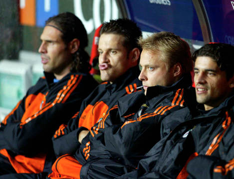 Anders Andersson, Benfica började matchen på bänken