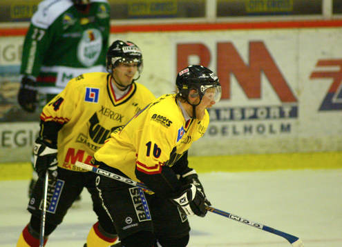Joachim Leijon, Västerås, jublar med Patrik Ekholm