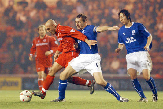 Massimo Maccarone och Alan Stubbs