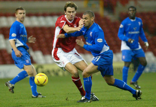 Jermaine Wright, Ipswich mot Gareth Taylor, Forest