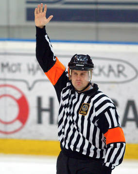 Stefan Danielsson, domare. Tecken