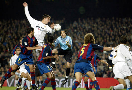 Fotboll, spansk liga, Barcelona - Real Madrid