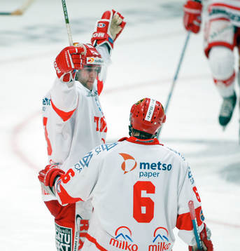 Kent Mannerville, Timrå gjorde 0-1. Jubel