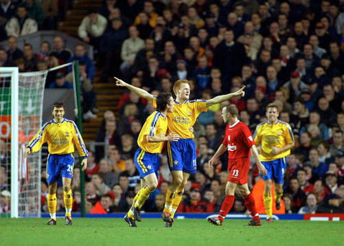 Fotboll, engelsk, FA Barclaycard Premiership , Liverpool -