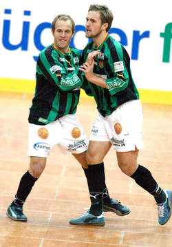 Patrik Elmander, GAIS, avgjorde, samba med  Hasse Blomqvist