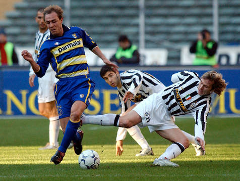 Donadel, Parma och Nedved, Juventus