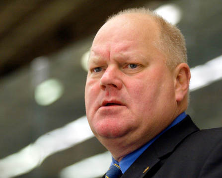 Ishockey U16, Sverige - Finland. Göran Lindqvist