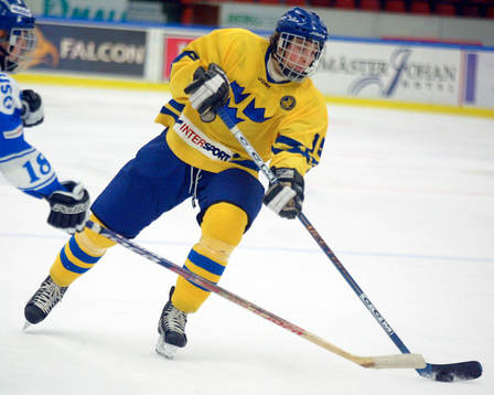 Ishockey U16, Sverige - Finland. Patrik Berglund