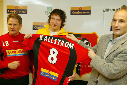 Laszlo BOLONI (coach),  Kim Källström och Pierre DREOSSI