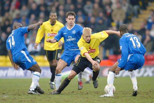 Frank Lampard, William Gallas och Geremi, Chelsea mot
