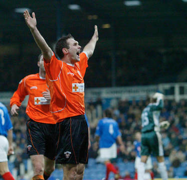 Scott Taylor, Blackpool, jubel