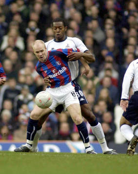 Andrew Johnson,  Crystal P och Anthony Gardner, Tottenham