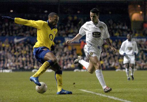 Thierry Henry, Arsenal och Ian Harte, Leeds