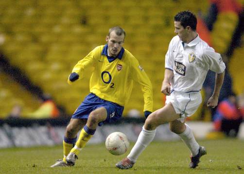 Fredrik Ljungberg, Arsenal och Ian Harte, Leeds