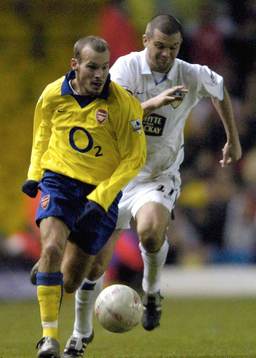 Fredrik Ljungberg, Arsenal och Dominic Matteo, Leeds