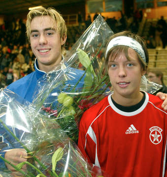 Joakim Persson, Malmö FF och Lina Nilsson, Sjöbo IF -