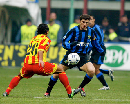 Javier Zanetti, Inter mot Erminio Rullo, Lecce