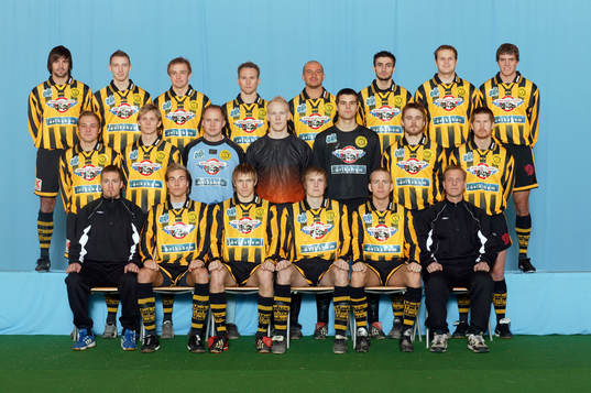 Bakre raden från vänster: Tomas Backman, Daniel