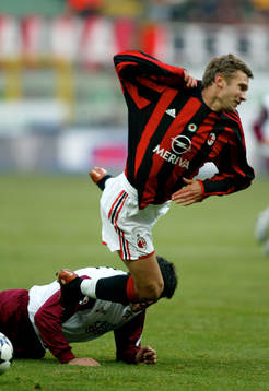 Andriy Shevchenko, Milan fälls