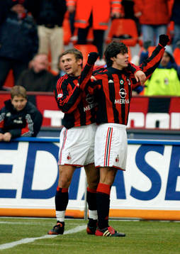 Fotboll, Italiensk, Serie A, Jubel, Andriy Shevchenko och