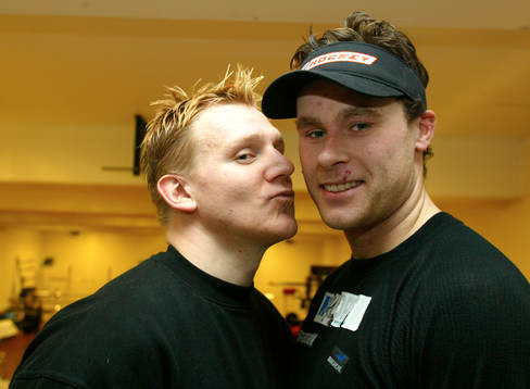 Malmös två matchvinnare, Jesper Mattsson och Marcus