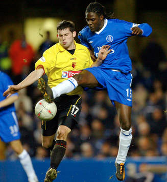 Jamie Hand, Watford ooch Mario Melchiot, Chelsea