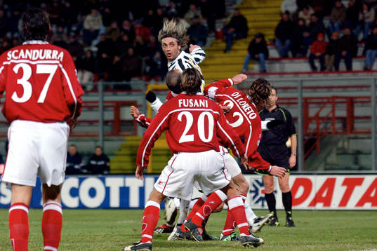 Fotboll, italiensk, Perugia - Juventus