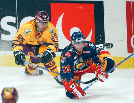 Janne Grönvall, Färjestad och Fredrik Bremberg,