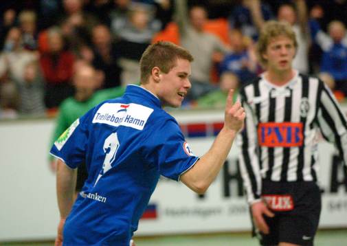 innomhusfotboll, turnering: Dennis Melander, Trelleborg