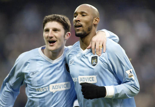 Nicolas Anelka, Man City, jubel
