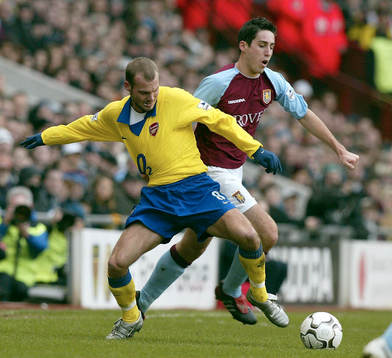 Fredrik Ljungberg, Arsenal och Peter Whittingham, Aston
