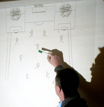 Fotboll, IFK Hässleholm, tränarseminarie med Anders
