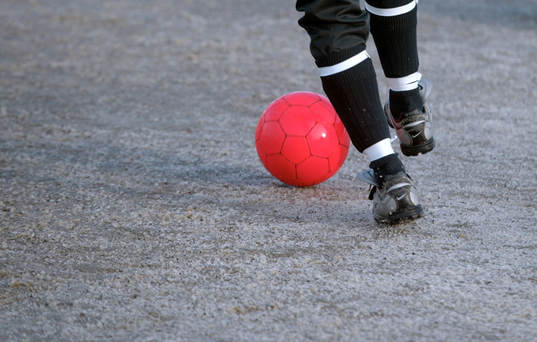 Fotboll, boll, fötter, skor, ben