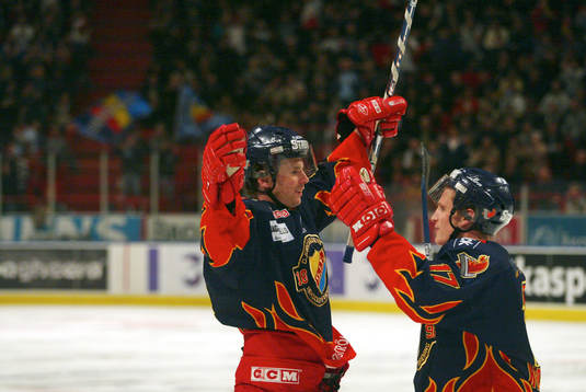 Richard Lintner och Jonathan Hedström, Djurgården, jubel
