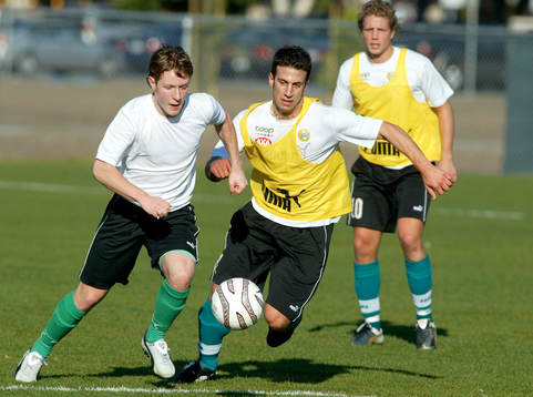Haris Laitinen, Suleyman Sleyman och Erik Johansson,