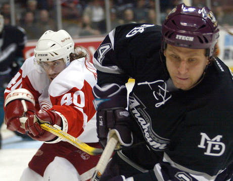 Ruslan Salei, Anaheim och Henrik Zetterberg, Detroit Red