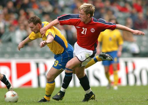 0-3 förlust för Sverige. Niklas Skoog och Jan Gunnar Solli