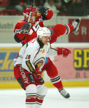 Oscar Ackeström, Frölunda och Robert Carlsson,