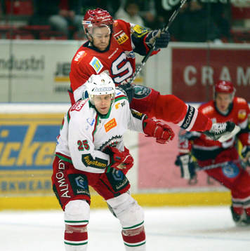 Oscar Ackeström, Frölunda och Robert Carlsson,