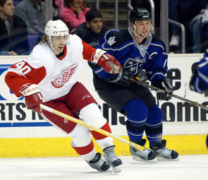 Henrik Zetterberg, Detroit Red Wings och Mattias Norström,