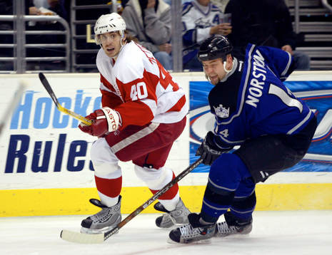 Henrik Zetterberg, Detroit Red Wings och Mattias Norström,