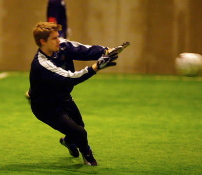 Fotboll, Oscar Berglund, målvakt, Helsingborg. Porträtt